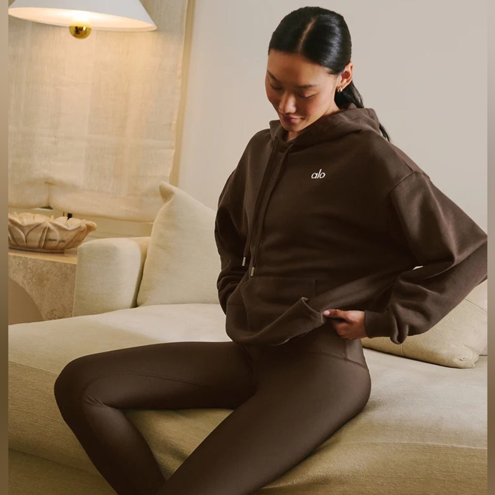 ALO Yoga Brown Hoodie - Picture 6 of 6